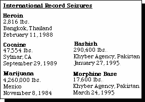 International Record Seizures