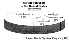 Heroin Seizures in US